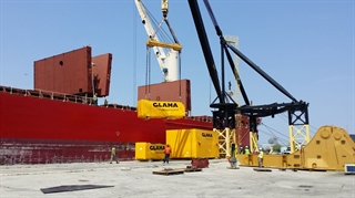 Photo of Heavy Cargo being loaded on board a vessel